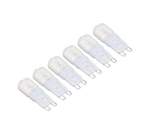 ViaGasaFamido Ampoules LED G9 3W Dimmables Haute Économie d'Énergie pour Lustres Salle de Bain et Éclairage Intérieur Lumière Blanche Naturelle 220-240V Idéales Ambiance Chaleureuse Moderne