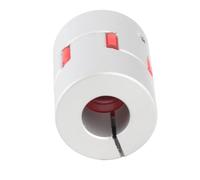 ViaGasaFamido Arbre d'accouplement Plum, Alliage d'aluminium, Coupleur 'Arbre Haute Résistance avec Amortissement des Vibrations pour Pompes et Compresseurs (10mm-12mm)