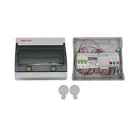 ViaGasaFamido Boîte de Commutation Horaire Numérique, 7 Jours 16 Marche/arrêt IP65, Minuterie Programmable Extérieure avec Module de Contrôle du Temps intégré, pour Système D'irrigation de