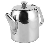 ViaGasaFamido Bouilloire à thé en Acier Inoxydable avec Infuseur 20 Oz 32 Oz Pichet D'eau Froide Théière à Double Paroi pour la Maison Hôtel Restaurant avec Couvercle en Dô (32 onces (environ 850ML))