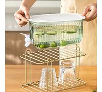 ViaGasaFamido Bouilloire Froide, Distributeur de Boissons de qualité Alimentaire de qualité Supérieure avec Filtre en Silicone, Conception Anti-fuite, Idéale pour un Usage Domestique et les Fêtes