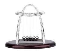 ViaGasaFamido Boules D'équilibre de Newton, Jouet Anti-Stress Décoratif en Plastique et Métal, pour la Maison ou Le Bureau. Idée Cadeau d'anniversaire. (M)