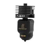 ViaGasaFamido Buse en Acier trempé Améliorée, Kit Hotend Tout Métal Haute Température de 0,4 Mm avec Dissipateur Thermique à Haute conductivité Thermique, pour Imprimante 3D Lab P2S Imprimant