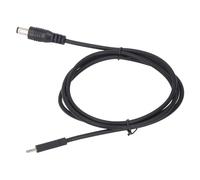 ViaGasaFamido Câble d'alimentation USB C vers DC, 15 M, Cordon de Conversion en Caoutchouc de Type C vers 5,5 X 2,1 Mm avec Sortie PD 100 W pour Ordinateurs Portables, Haut-parleurs HiFi, Bandes LED