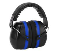 ViaGasaFamido Cache-oreilles Antibruit, Protection contre le Bruit en Mousse Confortable, Cache-oreilles Réglables pour Enfants et Adultes, Sports et Travail du Bois (Bleu noir)