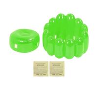 ViaGasaFamido Canapé Gonflable Transparent - Canapé Gonflable Portable pour Utilisation Intérieure et Extérieure, Chaise en PVC Couleur Bonbon pour Salon, Piscine et Fêtes (Green)