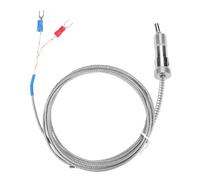 ViaGasaFamido Capteur de Température à Thermocouple de Type K à Ressort de Compression à Baïonnette de 0 à 752 Fahrenheit avec Sonde en Acier Inoxydable pour l'industrie Plastique et Alimentaire (#2)