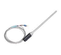 ViaGasaFamido Capteur de Thermocouple, K de Type en Acier Inoxydable Sonde de Température avec Puce de Capteur pour L'équipement de Commande de Température (2m)