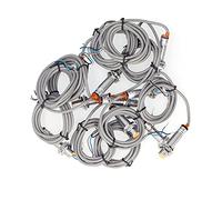ViaGasaFamido Capteur Inductif de Commutateur d'approche 3 Fils PNP NO 6-36VDC pour les Utilisateurs de Machines et de Chemins de Fer