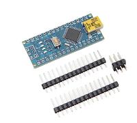 ViaGasaFamido Carte de Développement V3.0, Module d'extension PCB Mini USB avec 14 Broches Numériques, Carte de Développement Bleue pour Les Projets de Codage de Prototypage électronique et