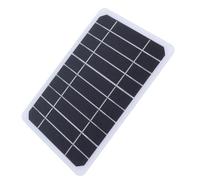 ViaGasaFamido Chargeur USB à Panneau Solaire Monocristallin 5 W, Conception Légère avec Sortie 5 V, Pratique pour les Activités de Plein Air et le Chargement de Téléphones Portables, 8,19 X,51 Pouces