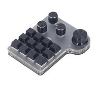 ViaGasaFamido Clavier de Jeu Mécanique Mini Macro USB, Clavier Macro Rvb 12 Touches 2.4G, pour Vista, OS X