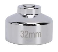 ViaGasaFamido ouille de Filtre à de 32 Mm, Outil de Retrait de Filtre apuchon de à, Entraînement 3/8 Pouces, Hexagonale à 6 Points, en Acier au Chrome Vanadium avec