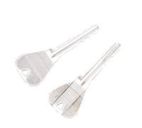 ViaGasaFamido Clé Magique Pliant en Métal Classique à Travers la Bouteille Magic Tricks Jouet Stage Toy en Bouteille Trois Accessoires de clé Pliante Faciles à Jouer Gimmick Illusion