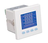 ViaGasaFamido Compteur de Puissance Multifonctionnel, Matériau ABS, Compteur d'énergie triphasé avec écran LCD pour Sous-stations et Automatisation de la Distribution, Entrée d'alimentation AC220V
