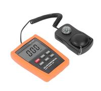 ViaGasaFamido Compteur d'énergie Solaire Numérique, Matériau ABS, Test Solaire de Haute Précision, Boussole Intégrée, Idéal pour une Utilisation Météorologique et Agricole