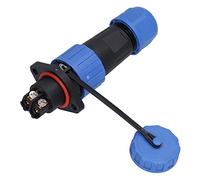 ViaGasaFamido Connecteur 2 Broches Aviation Power Socket 250V 20A Flangés pour L'équipement de Communication du Fil de Câble