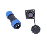 ViaGasaFamido Connecteur D'alimentation D'aviation à Socket de Bouche pour les Ordinateurs D'instrumentation de L'équipement de Communication (3 broches)