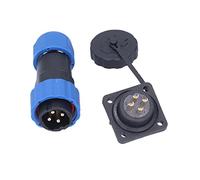 ViaGasaFamido Connecteur D'alimentation D'aviation à Socket de Bouche pour les Ordinateurs D'instrumentation de L'équipement de Communication (4 broches)