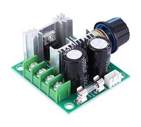 ViaGasaFamido Contrôleur de Vitesse de Moteur à Courant Continu 12 V-40 V 10A Régulateur PWM Haute efficacité pour Moteurs électriques avec Contrôle de Vitesse Réglable