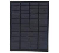 ViaGasaFamido DC18V 0.27A Mini Panneau Solaire Polysilicon avec efficacité de Conversion élevée et Puissance de Sortie 5W pour les Lampes à Gazon Solaire, les Lumières du Paysage Solaire, les