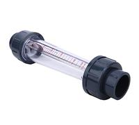 ViaGasaFamido Débitmètre de Liquide, Plastique ABS avec Flotteur PTFE, Haute Précision de Mesure, adapté à la des Liquides, Plage de Débit 250-2500 L/H