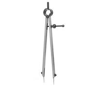 ViaGasaFamido Diviseur d'aile en Acier en Carbone, Outil de Marquage Précis pour l'artisanat en Cuir avec Plusieurs Applications, Portable et Polyvalent, Tête de Terre Fine, 100 Mm / 150 Mm / 200