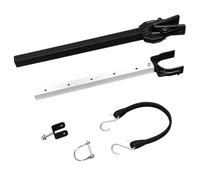 ViaGasaFamido Économiseur de Tableau Arrière Réglable de 23 à 35 Pouces en Aluminium ABS Robuste pour Moteurs Hors-Bord jusqu'à 100 CV Support Universel de Moteur de Bateau de Montage de