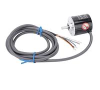 ViaGasaFamido Encodeur Rotatif Incrémentiel AB CODER 2 PHASE ANTI-INTERFÉRENCE 6 Mm Arbre DC 5-24V pour les Robots de Commande Automatique Équipement électronique Informatique (600P/R)