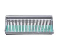 ViaGasaFamido Ensemble D'outils de Ponçage à Aiguille en Diamant, Aiguille à Diamant Cylindrique 1/2/3 Mm pour la Tête de Broyeur D'accessoires de Sculpture