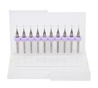 ViaGasaFamido Foret de Buse de Nettoyage de 0,3 Mm, Micro-forets en Carbure de Tungstène pour Pièces Métalliques de Précision, Idéal pour le Nettoyage et l'entretien des Buses d'imprimante 3D