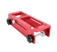 ViaGasaFamido Gabarit de Charnière de Porte, Gabarit de Charnière Réglable, Kit de Forets à Centrage Automatique avec Coussinet Antidérapant en Silicone pour Charnières de 2-1/2 à 5 Pouces,