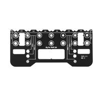 ViaGasaFamido Gabarit de Perçage pour Goupilles d'étagère, Alliage d'aluminium, Espacement des Trous Réglable pour les Installations de Quincaillerie 'armoire, Comprend des Forets et une Goupille