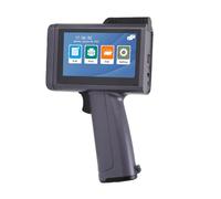 ViaGasaFamido Imprimante à Jet d'encre Portable Écran Tactile Capacitif de 4,3 Pouces avec Encodeur électronique intégré Haute Définition de 600 Dpi pour L' de Codes à Barres de Code QR de Texte