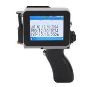 ViaGasaFamido Imprimante à Jet d'encre Portable, Imprimante Portable à écran Tactile de 4,3 Pouces avec Encre à Séchage Rapide pour l' de la Date du Code à Barres QR sur Le Bois, Le Plastique, Le