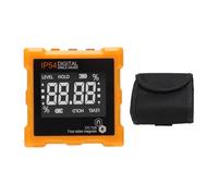 ViaGasaFamido Inclinomètre Numérique, Base Magnétique Robuste, Outil de Mesure D'angle 4x90 Degrés avec Affichage à Bascule Automatique pour le Travail du Bois, la Menuiserie et la