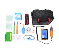 ViaGasaFamido Inspecteur de Visage d'extrémité de Fiber Optique, écran LCD de 5 Pouces, Grossissement 400X pour le Nettoyage et L'inspection des Connecteurs FC SC LC ST