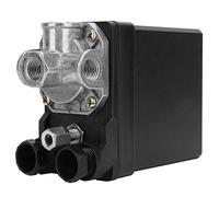 ViaGasaFamido Interrupteur de Pression à 3 Trous de la Phase 4, soupape de Commande commutateur de Pression Verticale G1/4 "pour Le commutateur de Commande pneumatique 380V de compresseur d'air