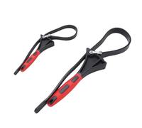 ViaGasaFamido Jeu de Clés à Sangle Réglables en Caoutchouc, 4 et 6 Pouces, pour Couvercles Tenaces et Tuyaux Qui Fuient, Objets Ronds, Carrés et Irréguliers