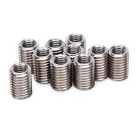 ViaGasaFamido Jeu de Raccords Filetés Acier Inoxydable 303, M8 x 1,25 à M12 x 1,75, 18mm, pour Réparation Tuyauterie Industrielle, 10 Pièces