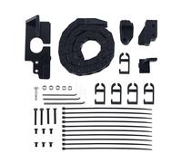 ViaGasaFamido Kit de Support de Câble Haute Température pour Imprimante 3D, Chaîne de Traînée pour AD 5M 5M Pro, Plastique Durable, Installation Facile