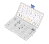 ViaGasaFamido Kit d'Insert fileté en Acier Inoxydable, dureté Haute, Insert de Noix sans la Bavure, pour Bois, contreplaqué, Réparation, avec Boîte de Rangement
