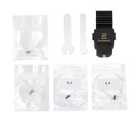 ViaGasaFamido Kit Hotend de Buse de 0,4 Mm, Buse Filetée Améliorée avec Bloc Chauffant en Alliage de Ti en Laiton plaqué Ni pour Mini Imprimantes 3D A1 A1, Comprend des Buses en Acier