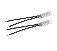 ViaGasaFamido KSD9700 Commutateur de Commande de Température 2pcs NC Thermal Protector Thermostat Interrupteur 250V 5A 40-150 ℃ avec Boîtier Métallique pour une Protection à Haute Température (95℃)