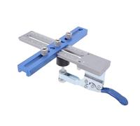 ViaGasaFamido Localisateur de Poinçon de Poignée de Tiroir, Gabarit de Poignée d'armoire en Alliage d'aluminium pour un Positionnement Facile de la Glissière de Tiroir 60-162 Mm pour les Projets