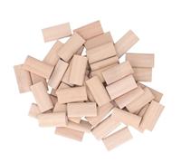 ViaGasaFamido Lot de 50 Dominos en Hêtre Massif Chevilles Plates 8x22x40mm pour Assemblage de Meubles Menuiserie et Ébénisterie Tenons d’Insertion Précision