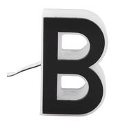 ViaGasaFamido Lumière LED Lettre B, Panneau D'adresse Décoratif Moderne, Résistant aux Intempéries pour un Usage Résidentiel et Commercial, Lueur Chaude pour une Identification Facile