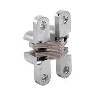 ViaGasaFamido Matériaux Premium, Conception Robuste, Opérations Lisses, 180 Degrés en Alliage de Zinc Pliant Charnière Invisible, Grande capacité de Roulement, Moins de Bruit, pour Porte de (68,8 mm)