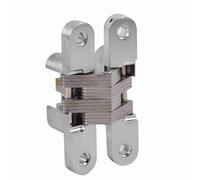ViaGasaFamido Matériaux Premium, Conception Robuste, Opérations Lisses, 180 Degrés en Alliage de Zinc Pliant Charnière Invisible, Grande capacité de Roulement, Moins de Bruit, pour Porte de (94 mm)
