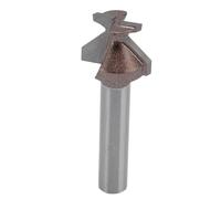 ViaGasaFamido Mèche de Toupie R8, Mèche de Toupie Intégrée à Courbure D'arc à Tige de 1/2 Po pour le Travail du Bois, avec Lame en Acier au Tungstène pour Porte D'armoire et Formes Incurvées